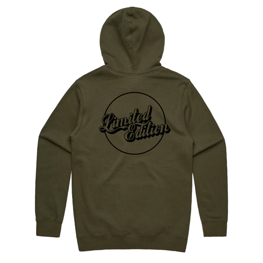 Limited Edition 'POCKET' Hooded Jumper - Army