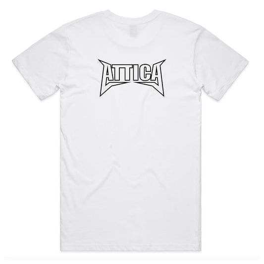 ATTICA ‘MENTAL’ TEE - White