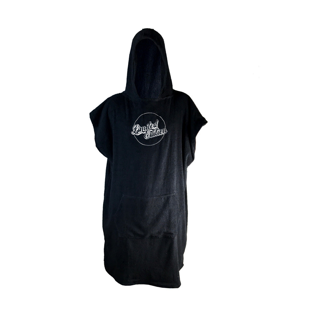 Limited Edition Poncho Towel - Black and White - Limited Edition Swim Fins