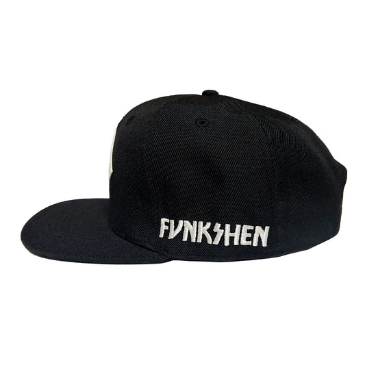 Funksen "Icon" Black Snapback Hat - Black - Limited Edition Swim Fins