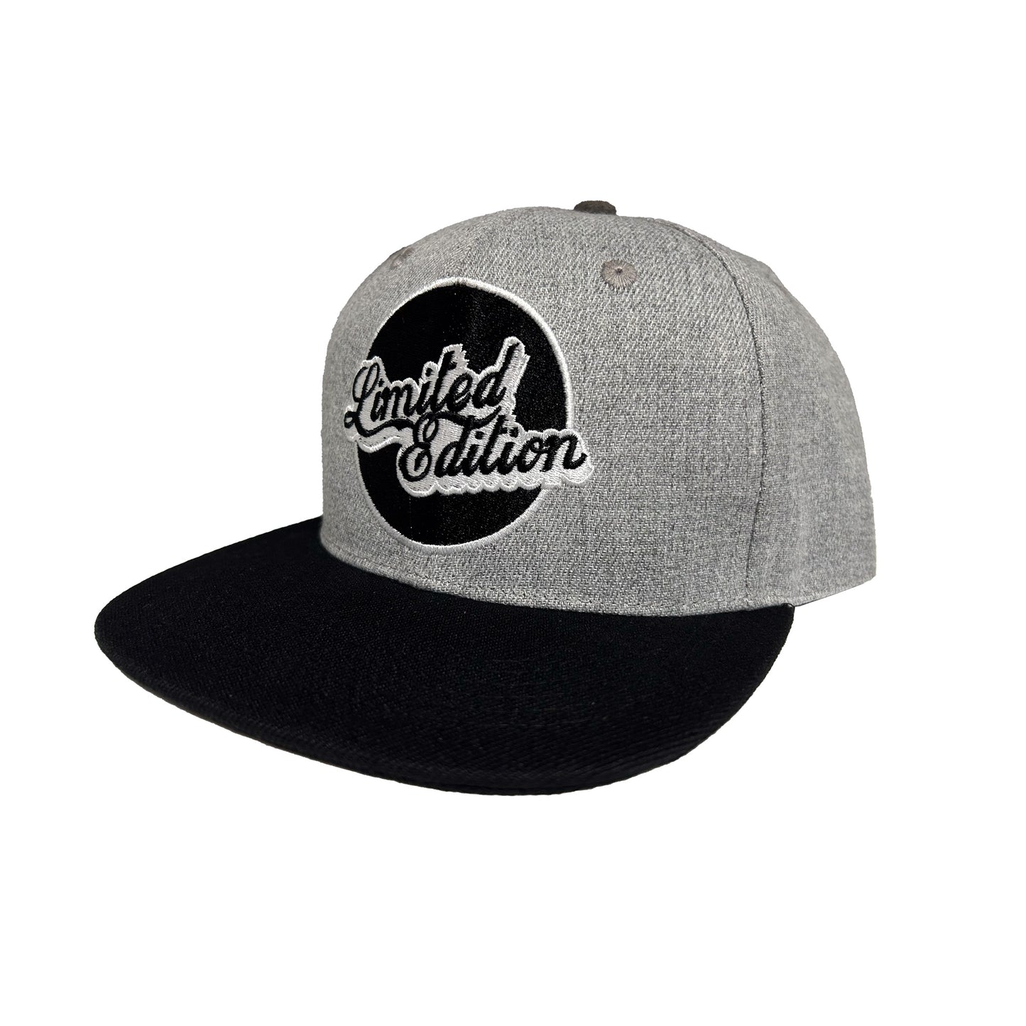 Limited Edition 'Corporate' Snap Back Hat - Grey / Black