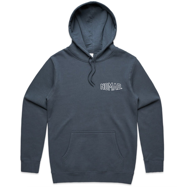 Nomad REPRESENT Hooded Jumper - Petrol Blue