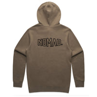 Nomad REPRESENT Hooded Jumper - Walnut